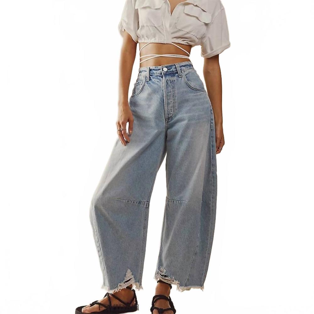 NEW PAPERDOLLS light blue wide leg jeans in blue